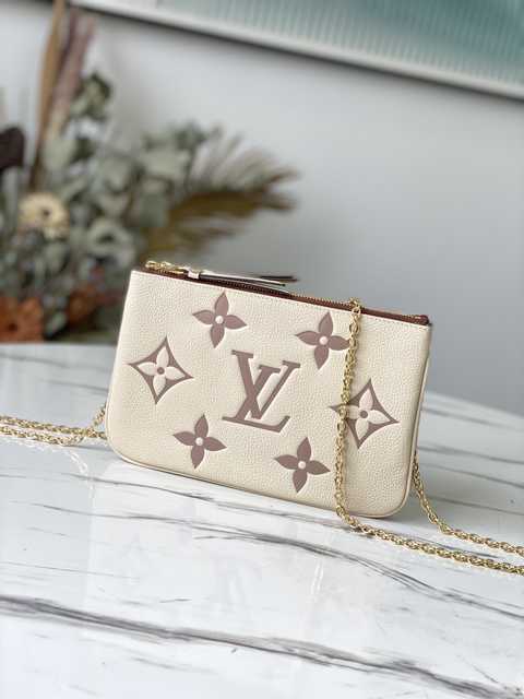 M80084 Double Zip Pochette