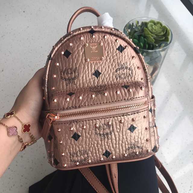 MCM Stud Backpack 26