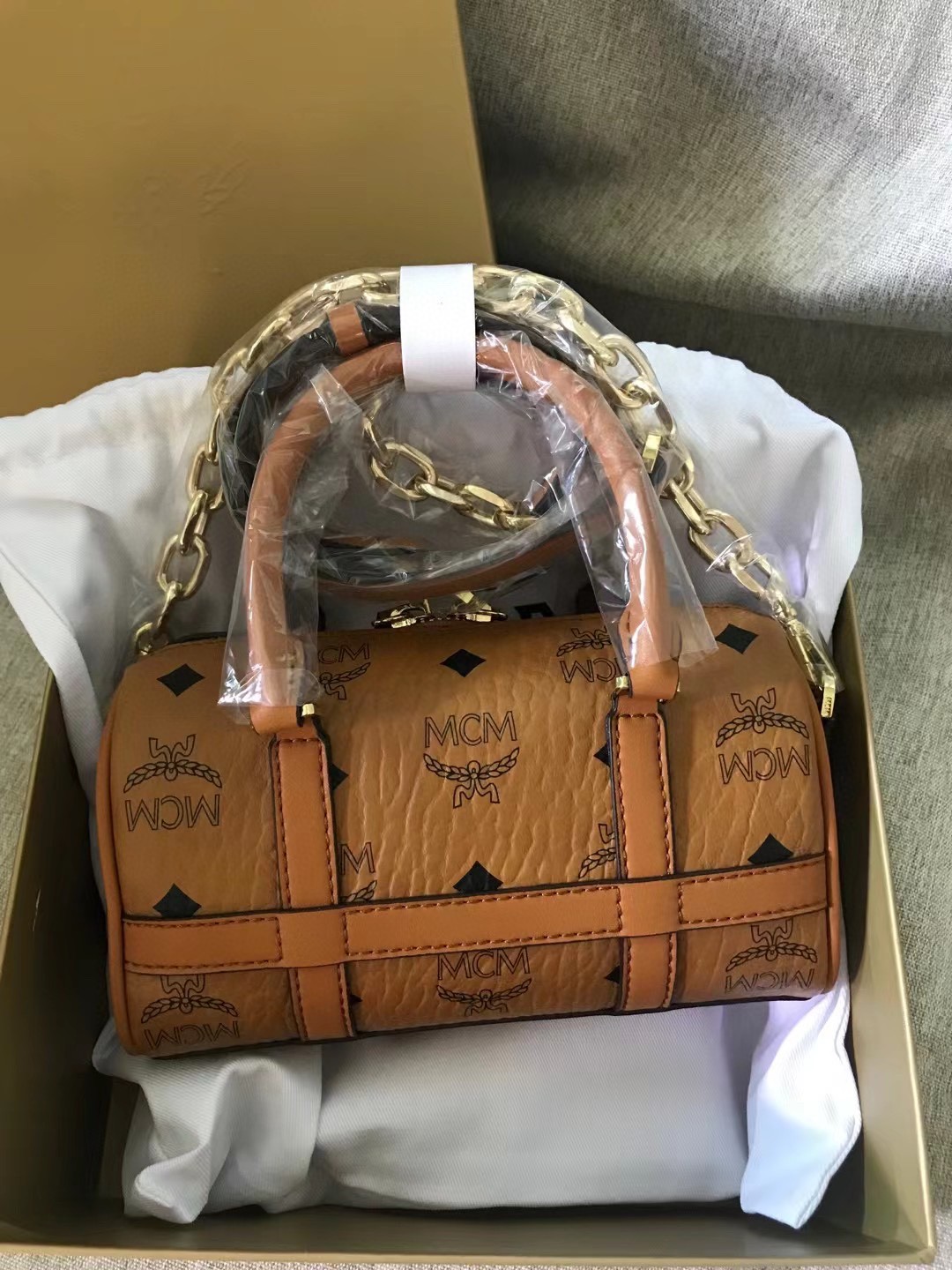 MCM Boston Mini 18