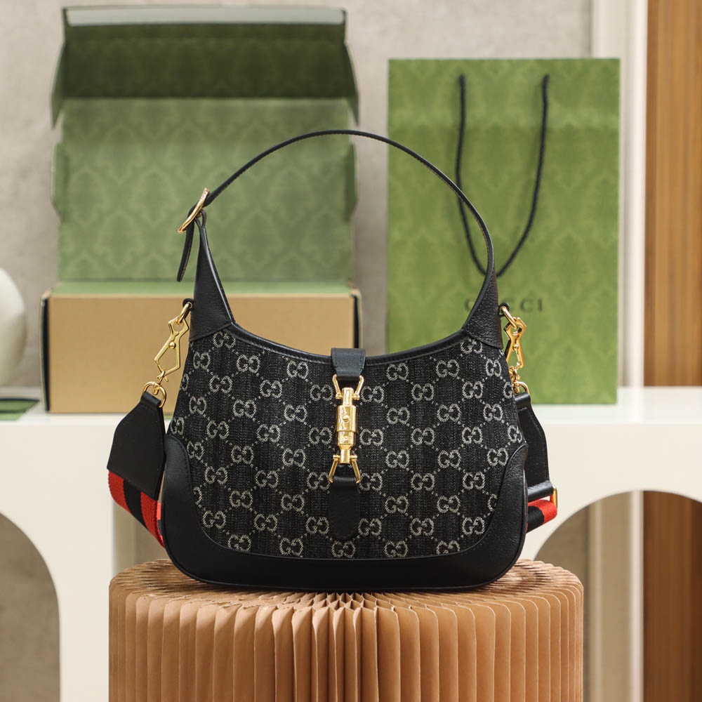 Boutique Quality Gucci Jackie 1961 Denim 678843 28
