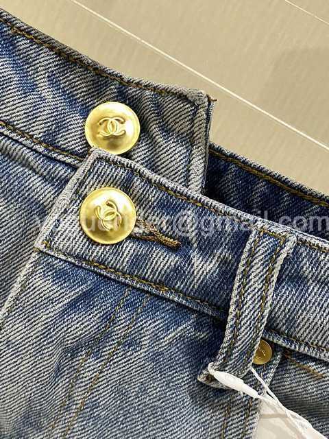 Chanel jean skirt