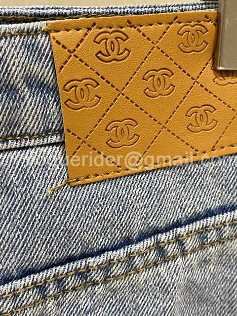 Chanel jean skirt