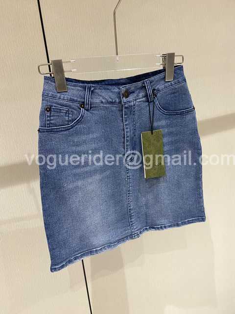Gucci jean skirt