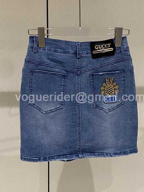 Gucci jean skirt