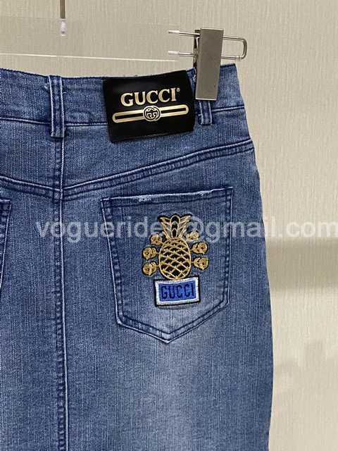Gucci jean skirt