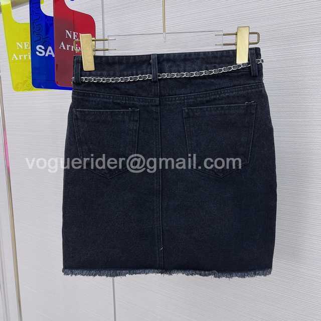 Prada jean skirt