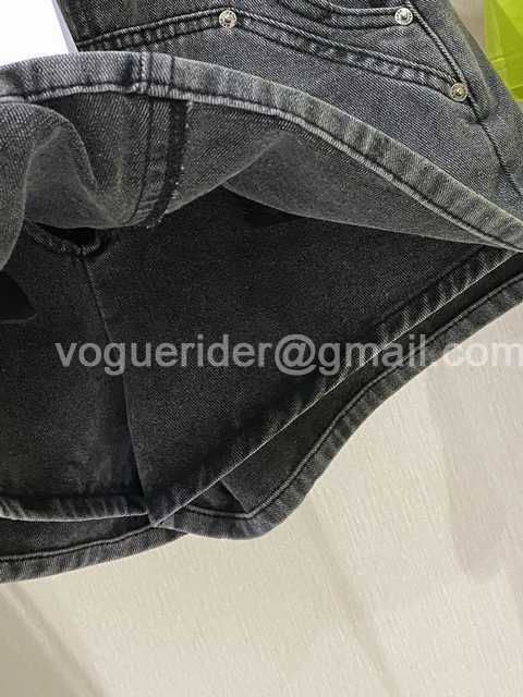 Chrome Hearts jean skirt Chrome Hearts jean skirt