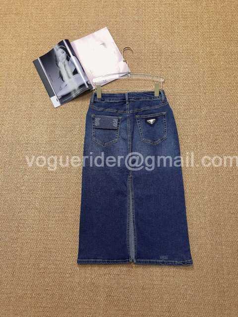 Prada jean skirt Prada jean skirt