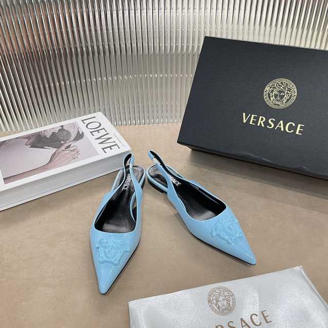Versace 21sf patent leather