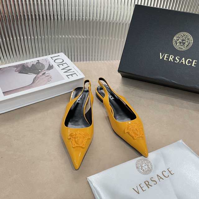 Versace 21sf patent leather